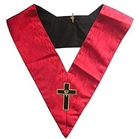 Masonic Officer's collar - AASR - 18th degree - Knight Rose Croix - Latin cross