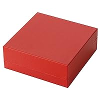 Heads Gift Box, 8.3 x 3.1 x 8.3 inches (21 x 8 x 21 cm), Red, 4 Pieces, Plain, Stick Box