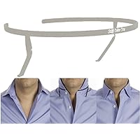Collar Shaper | SELECT YOUR SHIRT COLLAR SIZE | THE ORIGINAL Collar Support System | Collar Stays | NOT MADE of CHEAP plastic