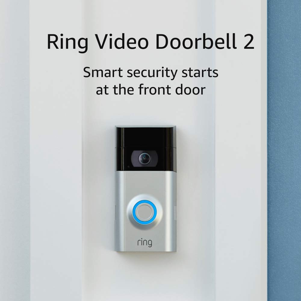 Ring Video Doorbell 2 with HD Video, Motion Activated Alerts, Easy Installation