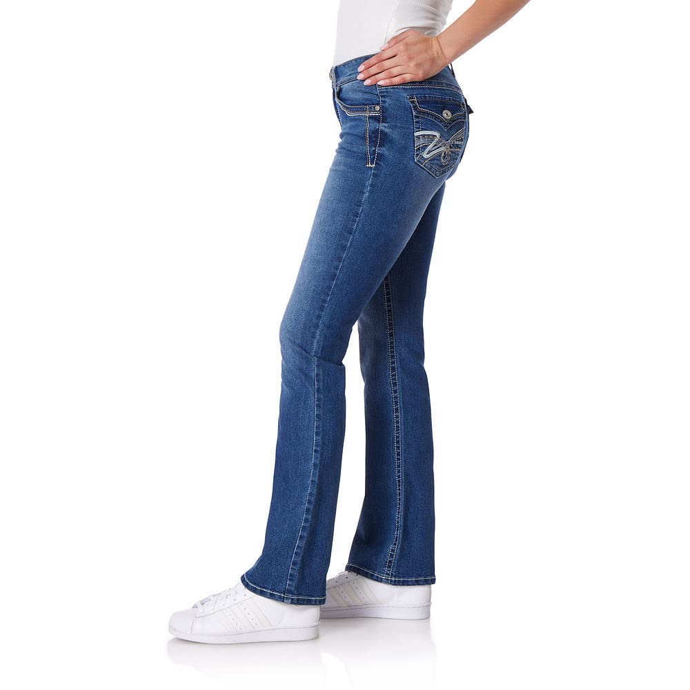 WallFlower Women's Legendary Bootcut Mid-Rise Insta Stretch Juniors Jeans (Standard and Plus)