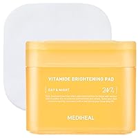 Vitamide Brightening Pad - Vegan Face Hypoallergenic Pads with Niacinamide, Sea Buckthorn - Radiance Boosting Pads for Clear, Illuminating Skin 100 Pads