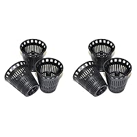 Inc. 10739 Hair Catcher Baskets, Black, 3 Count (Pack of 2)