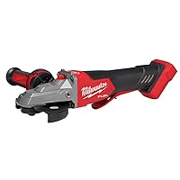 Milwaukee M18 FUEL 18-Volt Lithium-Ion Brushless Cordless 5 in. Flathead Braking Grinder with Paddle Switch No-Lock (Tool-Only)