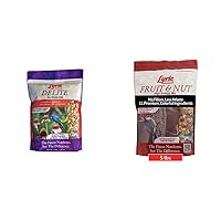Lyric Delite and Fruit Wild Bird Seed Mix (5 lb Each) - No Waste & High Energy Bird Food - Attracts Finches, Chickadees & Other Songbirds