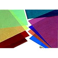 Large Transparent Paper, 19-3/4 X 27-1/2 in, 100 Sheets, Assorted Color, Pack of 100