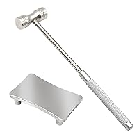 Durable Watch Repair Tool Kit with Round Hammer and Four Legged Steel Base Perfect for Watchmakers and Hobbyists Watchmaker Tools Set