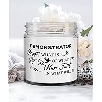 Demonstrator Candle, Accept what is let go of what was have faith in what will be, Unique Birthday, Soy Candle, Vanilla scented, Relaxation