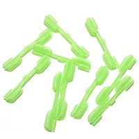 Rod Tip Light Holder Night Fishing Clip on Fluorescent Glow Sticks Connectors S 10PCS Fishing Accessories