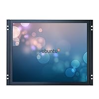 17'' inch Display 1280x1024 HDMI-in VGA USB Metal Shell Embedded Open Frame Wall-Mounted Support Linux Ubuntu Raspbian Debian OS Resistive Touchscreen Monitor with Built-in Speaker K170MT-59RL