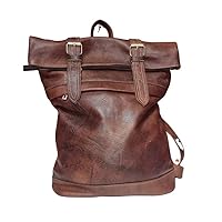 Leather Backpack (Dark Brown)