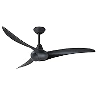 MINKA-AIRE F843-CL Wave 52 Inch 3 Blade Ceiling Fan in Coal Finish