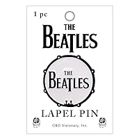 The Beatles Bass Drum Logo Metal Lapel Pin
