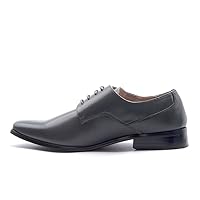 Men's 37686 Cap Toe Hand Burnished Lace Up Dress Shoes Oxfords