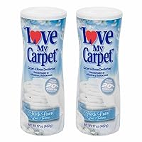 2 Bottles Fresh Linen Deodorizer Love My Carpet Room Pet Odor Eliminator 34oz
