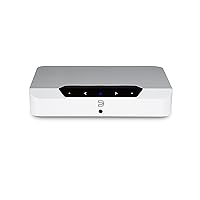 Bluesound POWERNODE Edge Compact Wireless Multi-Room High Resolution Music Streaming Amplifier - White