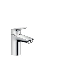 hansgrohe Logis Modern Low Flow Water Saving 1-Handle 1 6-inch Tall Bathroom Sink Faucet in Chrome, 71100001