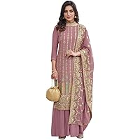 Indian Heavy Designer Ready to Wear Palazzo Dresess Pakistani Shalwar Kameez with Dupatta Suits