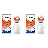 Delsym No Mess Vapor Roll-On Cough Suppressant & Topical Analgesic 1.76 oz with Camphor, Eucalyptus Oil, Menthol, Adults & Kids, Maximum Strength (Pack of 2)