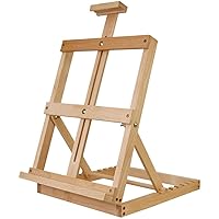 Wooden Easel Stand Adjustable Tabletop Sketch Easel Accessories Studio H-Frame for Artist Painting Easel Drawing Art Supplies