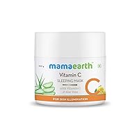 MAMAEARTH Vitamin C Sleeping Mask, Night Cream For Women, for Skin Illumination - 100 g