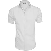 Mens Classic/Regular Fit Wrinkle-Resistant Oxford Dress Shirt