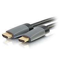 Legrand - C2G Ethernet Cable, 4k High Speed HDMI Cable, Black in Wall HDMI Cable, 60 hz HDMI Cable, 1.6 Foot HDMI Cable, 1 Count, C2G 42519