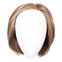 Raquel Welch Straight Up With A Twist Elite Chin Length Tailored Bob Wig by Hairuwear, Average Cap, RL13/88 Golden Pecan