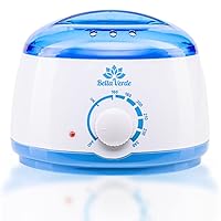 Bella Verde Wax Warmer For Women & Men - Digital Melting Wax Pot, Melts Beans, Beads, Canned, & Hard Wax - Non-Stick Coating - Easy, Fast, Painless Hair Removal - Non-Cruelty, For All Skin Types