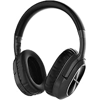 Atune Analog Bluetooth Wireless Active Noise Cancelling Headphones With Microphone OverEar Lightweight Foldable 20H Playtime Comfortable Protein Earpads microUSB Charge PortTelescopic Arm