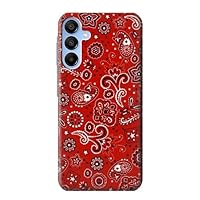 jjphonecase R3354 Red Classic Bandana Case Cover for Samsung Galaxy A15 5G