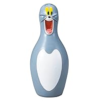 Sun Art Tom and Jerry Tom Coin Bank 7.1 inches (18 cm) Height Bowling Pin SAN3718 Gray