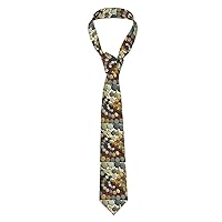 Halloween Pumpkin1 Print Men'S Novelty Necktie Ties With Unique Wedding, Business,Party Gifts Every Outfit
