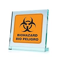 Sticker Biohazard/Bio Peligro Hobbies Motorbike Vehicle Tablet Lapto (5 X 5 Inches)