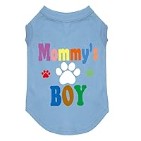 Dog Shirt for Small Large Dogs Costume Puppy Gift Pet Clothes Letter Printed Mommy's Boy Vest