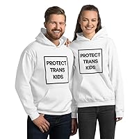 Protect Trans Kids - Unisex Hoodie White