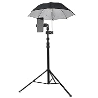Camidy Hot Shoe Umbrella/Sunshade,Outdoor Camera Umbrella Rain Cover Protector Water Resistance Camera Supplies for Camera Phone