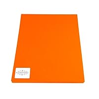 Plain EVA Foam Sheet, 9-1/2-Inch x 12-Inch, 10-Piece (Orange)