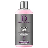 Design Essentials Bamboo & Silk HCO Leave-In Conditioner for Thermal Protection and Strength, 32 Fl Oz., Pink