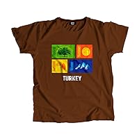 Turkey Seasons Unisex T-Shirt (Brown)