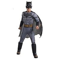 Rubie's Boy's Justice League Deluxe Batman Costume, Small,Black & Grey