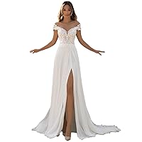 Women's Lace Mermaid Wedding Dresses for Bride 2024 Beach Bohe Wedding Bridal Gowns BF04