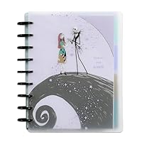 Happy Planner Disney Undated Planner and Journal for School, Work, or Home, Monthly, Weekly, and Daily Planner, 68 Pages, The Nightmare Before Christmas
