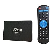 X98H Pro Smart TV Box Android 12.0 Smart tv Box 2.4G/5G Wifi6 4G 64G BT5.0 Support 4K H.265 with i8 Keyboard