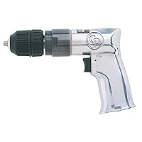 Chicago Pneumatic CP785QC - Air Power Drill, Power Tools & Home Improvement, 3/8 Inch (10mm), 3/8 Inch (10 mm), Keyless Chuck, Aluminum Housing, Pistol Handle, 0.5 HP / 370 W