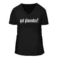 got placentas? - A Nice Women's Short Sleeve V-Neck T-Shirt Shirt