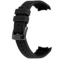 18mm 20mm 22mm Rubber Watch Band Premium Crafter Silicone Universal Curved Ends Watch Strap Bracelet Brushed Stainless Steel Pin Buckle For Men Women