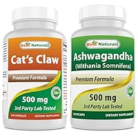 Cat's Claw 500 mg & Ashwagandha Extract 500 Mg