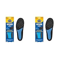 Work All-Day Superior Comfort Insoles (with) Massaging Gel, Women, 1 Pair, Trim to Fit (Pack of 2)