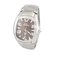 Men's Analogue Quartz Watch with Stainless Steel Strap CT7988M-65M, Brown/Silver, Youth Large / 11-13, Bracelet